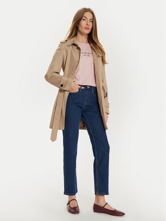 Tommy Hilfiger Tommy Hilfiger Džinsai Classic WW0WW43726 Mėlyna Straight Fit