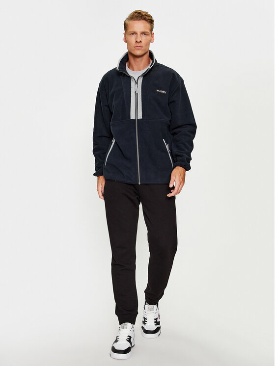Columbia Columbia Fliso džemperis Backbowl™ Remastered Fleece Juoda Regular Fit