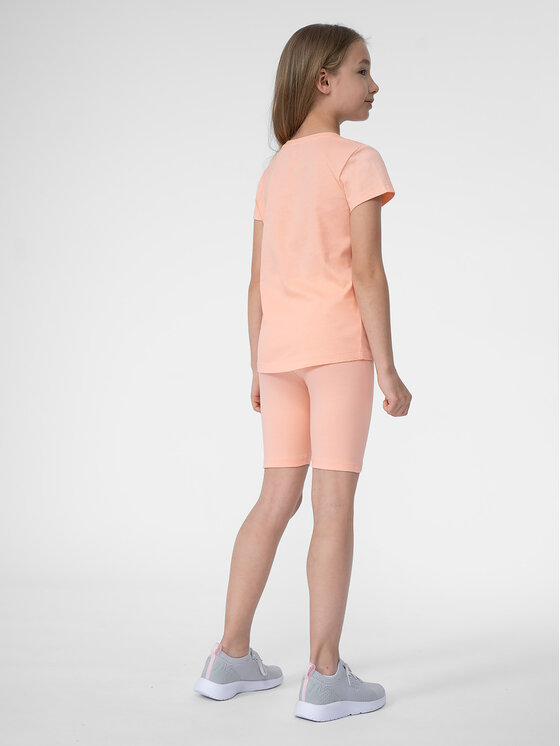 4F 4F Pantaloncini sportivi 4FJSS23TTIGF037 Rosa Slim Fit