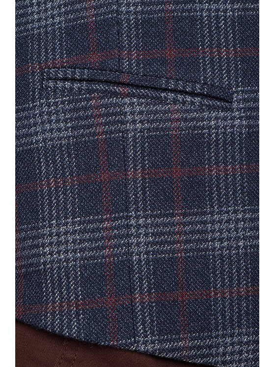 Lancerto Lancerto Kamizelka Picton KA131223000009 Granatowy Slim Fit