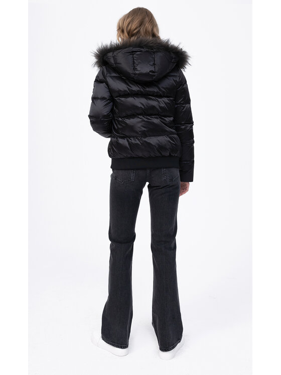 Tiffi Tiffi Kurtka damska TIFFI Czarny Slim Fit