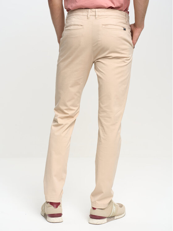 BIG STAR BIG STAR Chinosy erhat_805 Beżowy Chino Fit