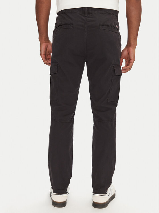 Tommy Jeans Tommy Jeans Stoffhose Austin DM0DM20281 Schwarz Regular Fit