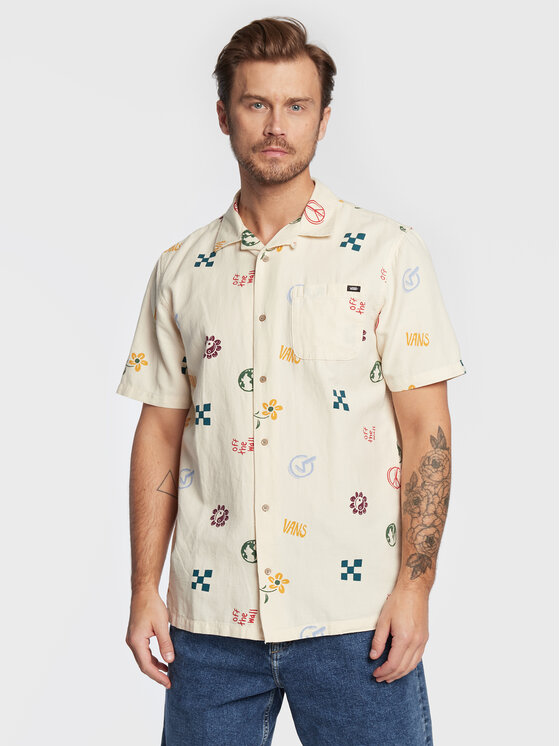 Vans Vans Srajca In Our Hands VN0A7SFA Bež Classic Fit