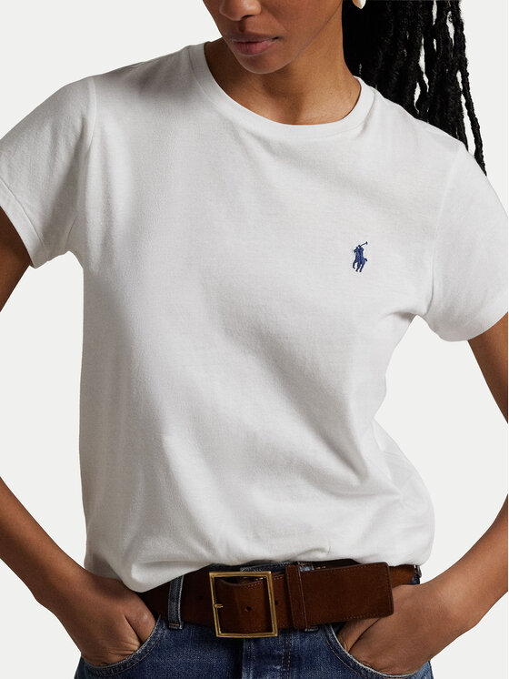Polo Ralph Lauren Polo Ralph Lauren Marškinėliai 211898698005 Balta Regular Fit