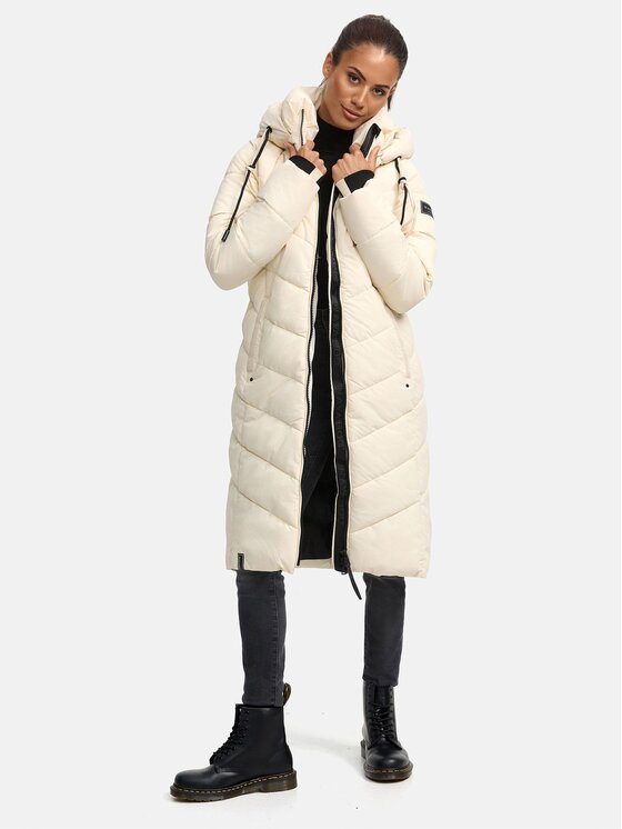 Navahoo Navahoo Kurtka zimowa Sahnekatzi Beżowy Regular Fit