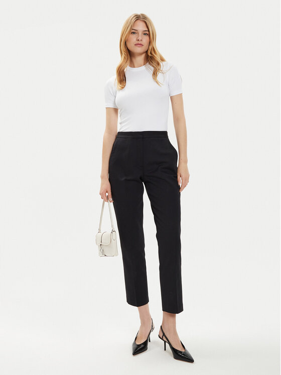 Calvin Klein Calvin Klein Marškinėliai K20K207322 Balta Slim Fit