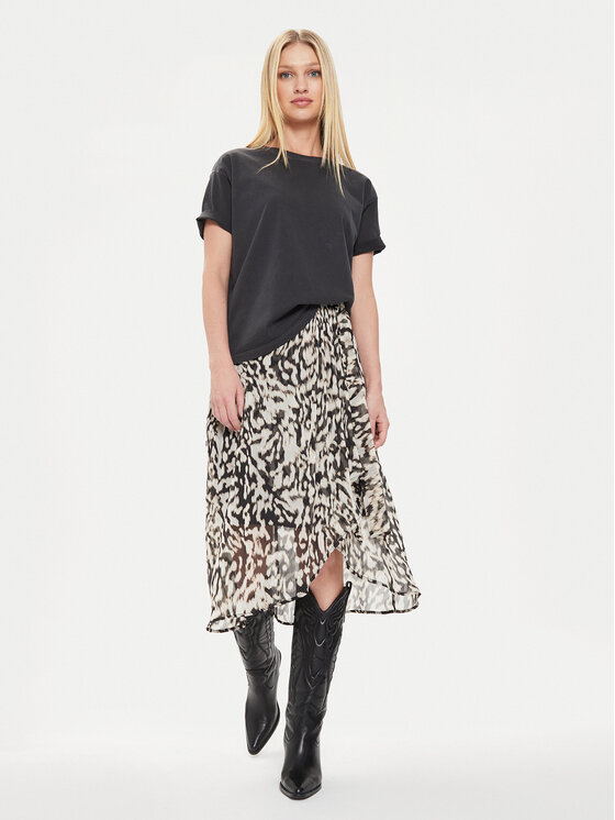 Morgan Morgan Midi sijonas 241-JAILY.F Smėlio Regular Fit