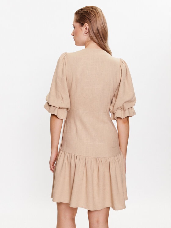 YAS YAS Vsakodnevna obleka 26029985 Rjava Regular Fit