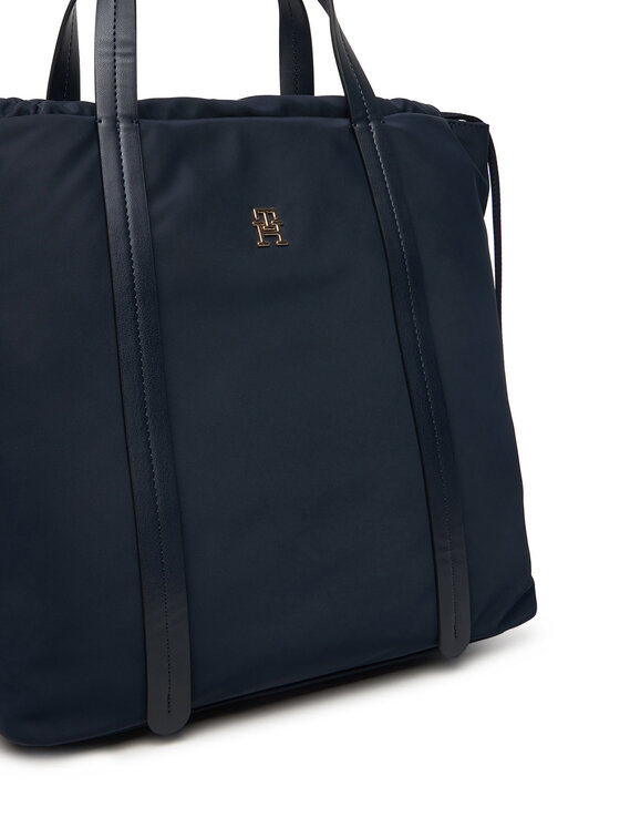 Tommy Hilfiger Tommy Hilfiger Σακίδιο Th Soft Nylon Tote/Backpack AW0AW19029 Σκούρο μπλε