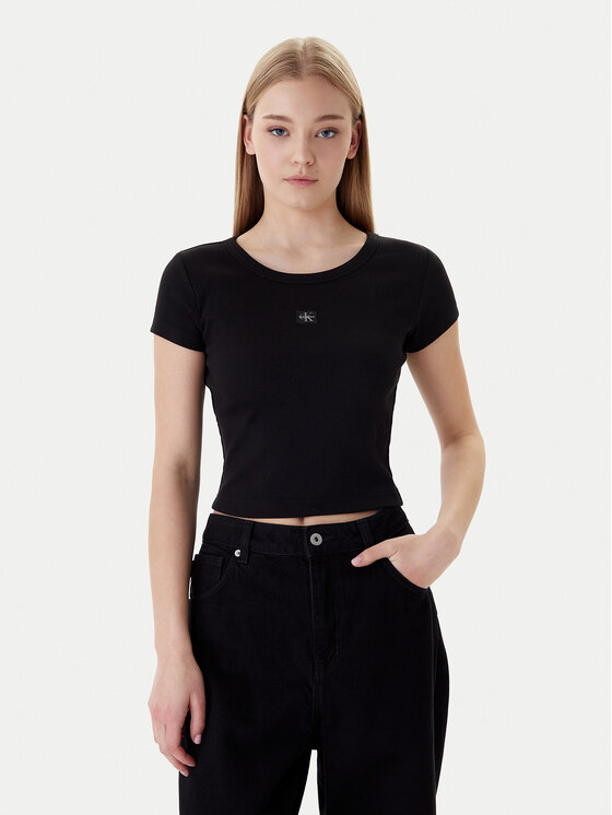 Calvin Klein Jeans Calvin Klein Jeans T-Shirt LV047C200G Czarny Slim Fit