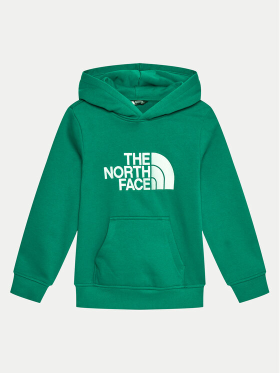 The North Face Majica Dugih Rukava Drew Peak NF0A89HH Zelena Regular Fit