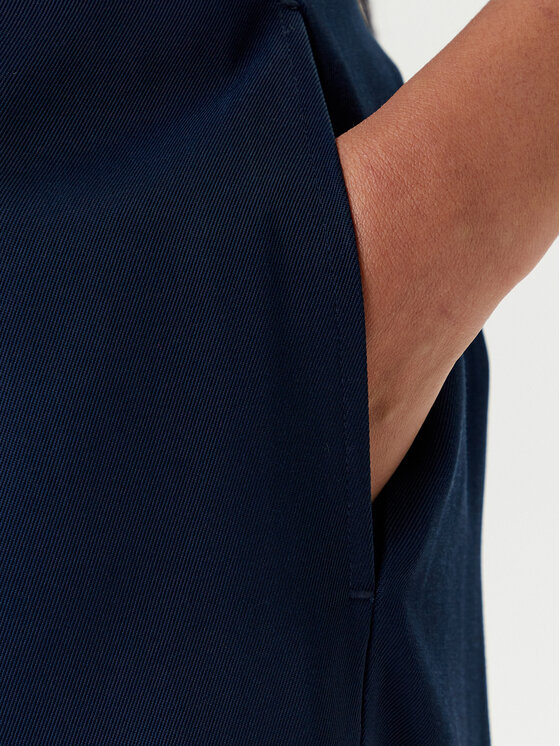 Tommy Hilfiger Tommy Hilfiger Stoffhose WW0WW46749 Dunkelblau Relaxed Fit