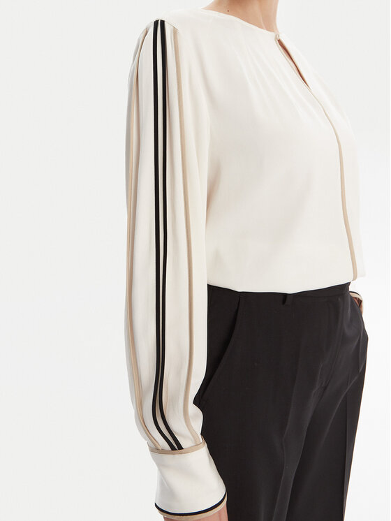 BOSS BOSS Bluse Banariah 50546147 Écru Regular Fit
