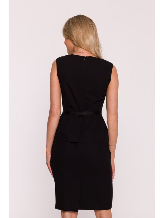 Stylove Stylove Sukienka elegancka s427 Czarny A-Line Fit