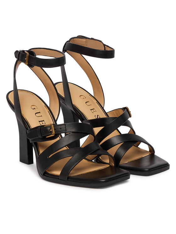 Guess Guess Sandali FLJRAD LEA03 Nero