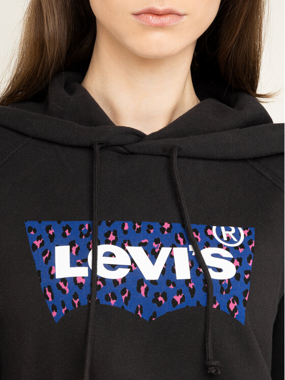 Levi's® Levi's® Bluza Graphic Sport Hoodie Meteorite 35946-0144 Czarny Regular Fit