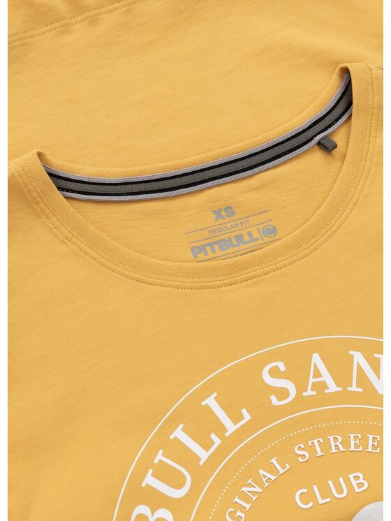 PITBULL PITBULL T-Shirt Koszulka damska HEARTIE S Żółty Regular Fit