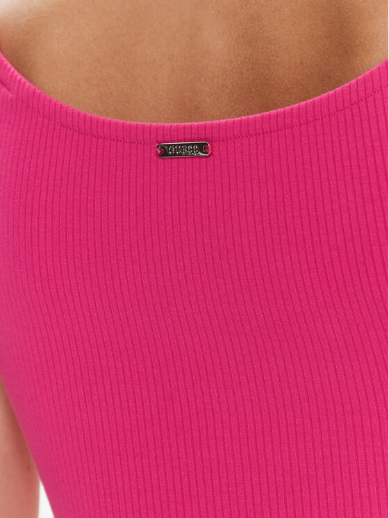 Guess Guess Sukienka codzienna WBGK86 WE6D1 Różowy Regular Fit