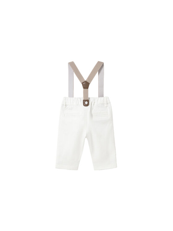 Mayoral Mayoral Stoffhose 1561 Weiß Regular Fit