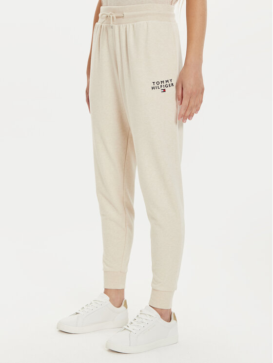 Tommy Hilfiger Tommy Hilfiger Jogginghose UW0UW04522 Beige Regular Fit