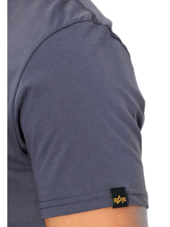 Alpha Industries Alpha Industries Tričko AI.188505-02-4XL Tmavomodrá Basic Fit