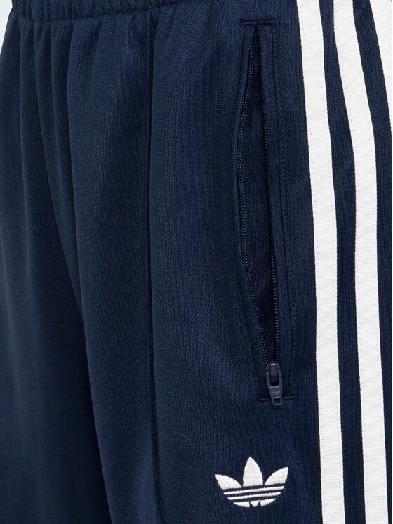 adidas adidas Spodnie dzianinowe 171356 Granatowy Loose Fit