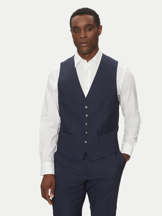 BOSS BOSS Obleka Jeckson 50540768 Mornarsko modra Regular Fit