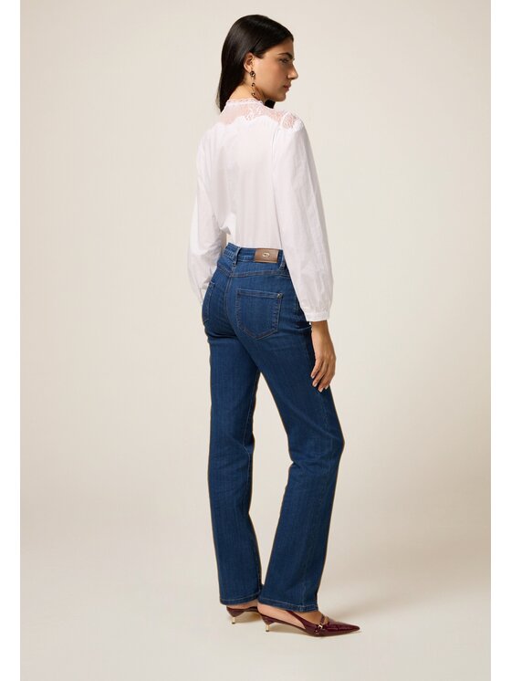 Oltre Oltre Jeans P575R008576N034 Blu Regular Fit