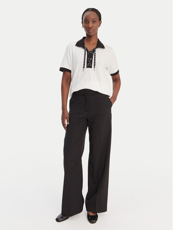 Liu Jo Sport Liu Jo Sport Tricou TA6176 JS003 Écru Regular Fit