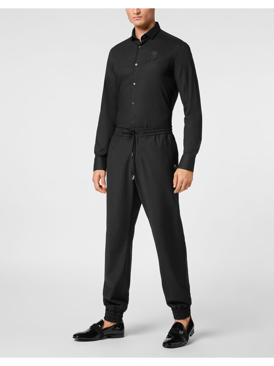 PHILIPP PLEIN PHILIPP PLEIN Joggery 23081 Czarny Jogger Fit