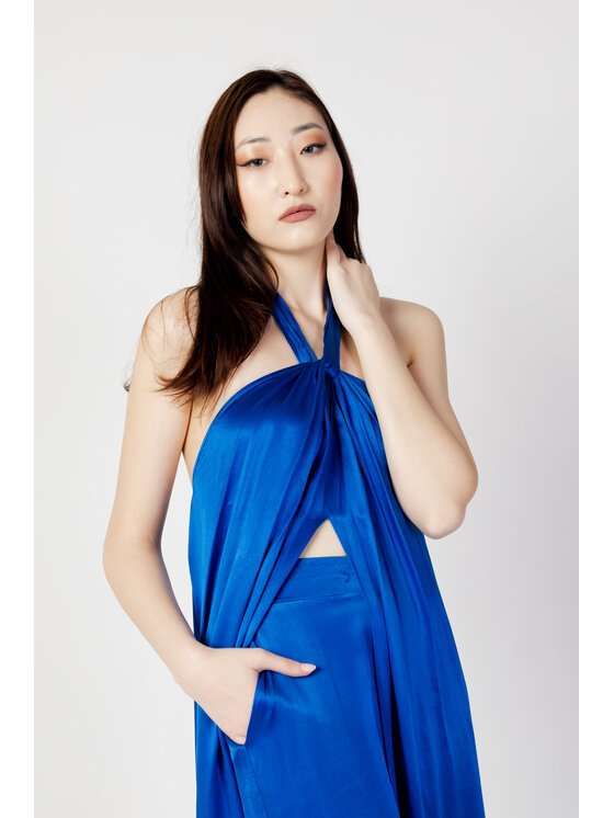 Hanny Deep Hanny Deep Jumpsuit DUE BENZ SATIN Blu Regular Fit