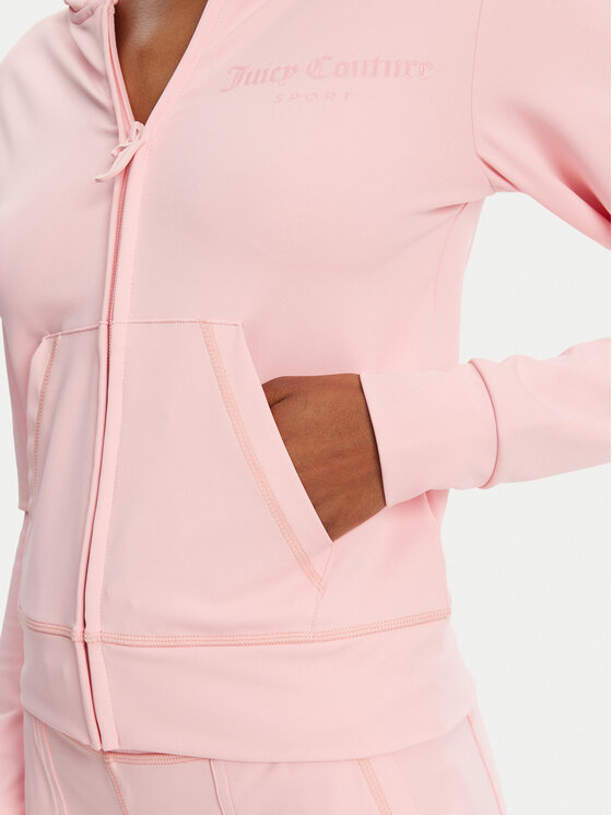 Juicy Couture Juicy Couture Bluza Active JCSAS125401 Różowy Slim Fit