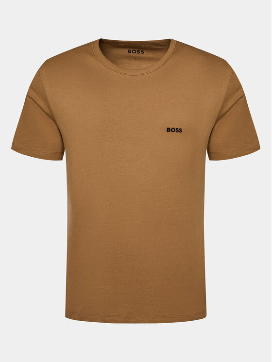 Boss Boss Komplet 3 t-shirtów Tshirt Rn 3P Classic 50475284 Beżowy Regular Fit