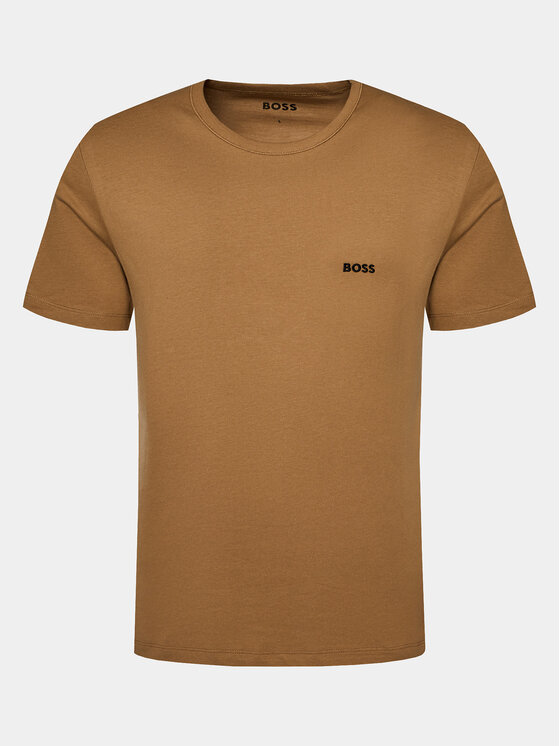 BOSS Boss Súprava 3 tričiek Tshirt Rn 3P Classic 50475284 Béžová Regular Fit