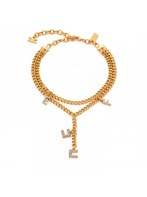 Elisabetta Franchi Elisabetta Franchi Гривна CV-66A-67E2-V190 Златист