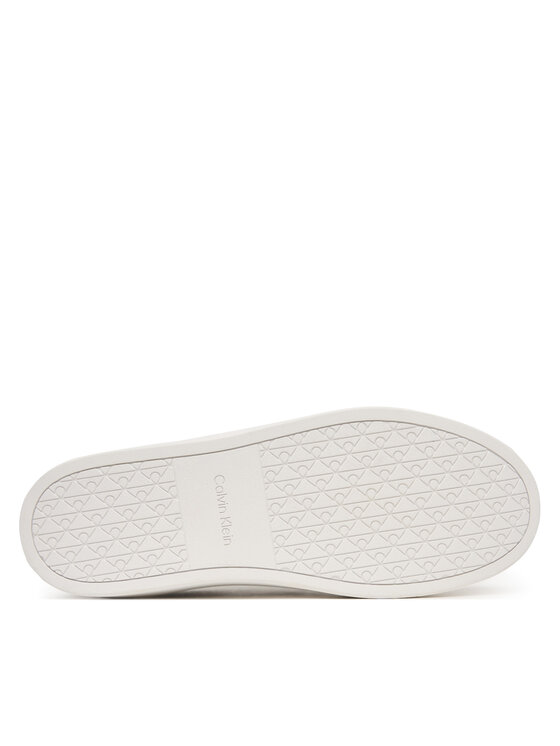 Calvin Klein Calvin Klein Sneakers Mixed Texture Lace Up Cupsole Trainers YM0YM01395 Nero