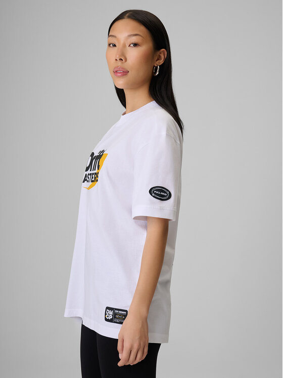 4F 4F T-Shirt MOTOSPORTS 2026 Biały Loose Fit