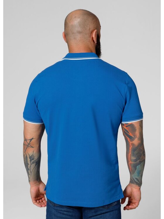 PITBULL PITBULL T-Shirt Koszulka Niebieski Regular Fit