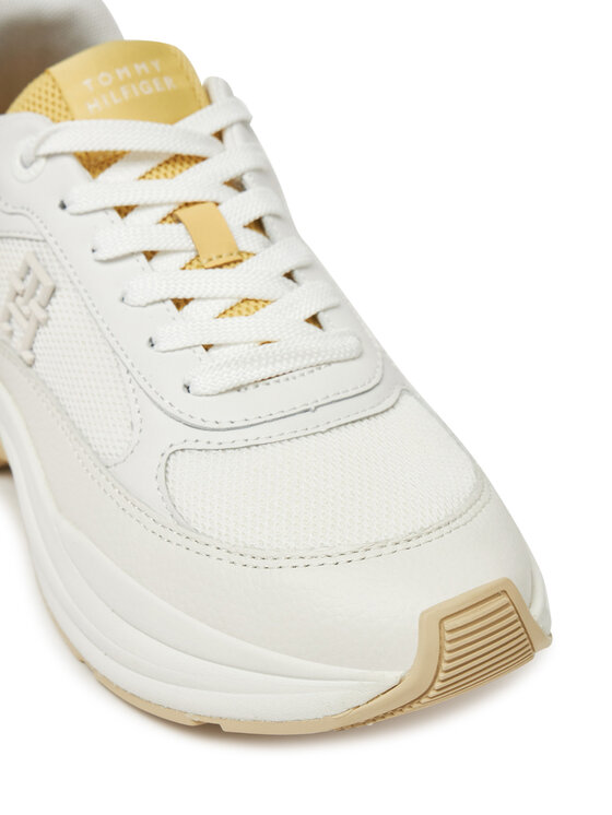 Tommy Hilfiger Tommy Hilfiger Laisvalaikio batai Th Chunky Runner FW0FW08474 Balta