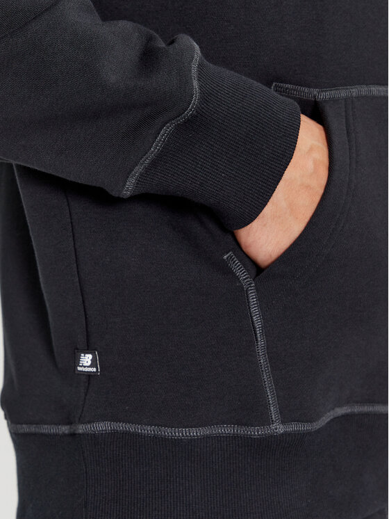 New Balance New Balance Bluza NB Essentials Hoodie MT33508 Czarny Regular Fit