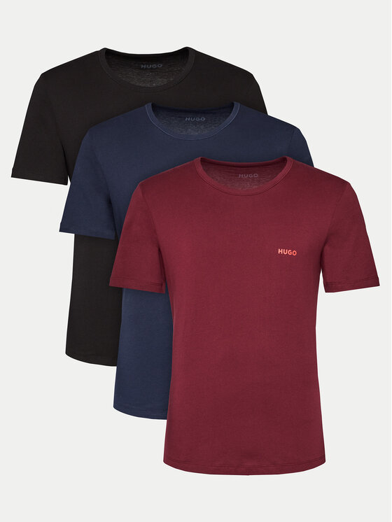 HUGO Hugo Set di 3 T-shirt 50480088 Multicolore Regular Fit