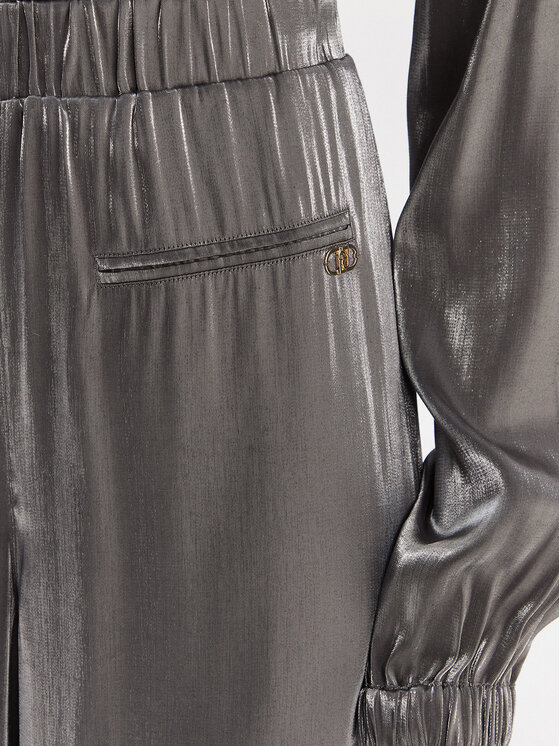 Liu Jo Sport Liu Jo Sport Stoffhose TA6005 T322A Grau Relaxed Fit