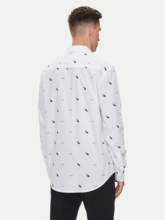 Tommy Jeans Tommy Jeans Camicia Critter DM0DM19521 Bianco Regular Fit