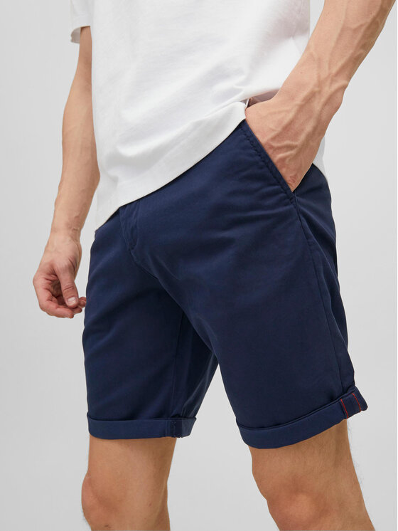 Jack&Jones Jack&Jones Шорти от плат Bowie 12165604 Тъмносин Regular Fit