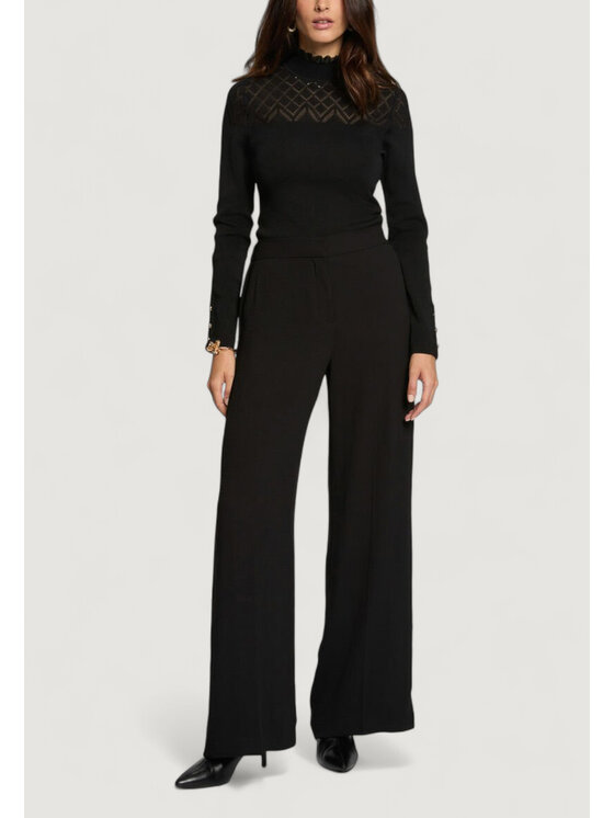 Morgan De Toi Morgan De Toi Maglione 252-MOC Nero Geometric Fit