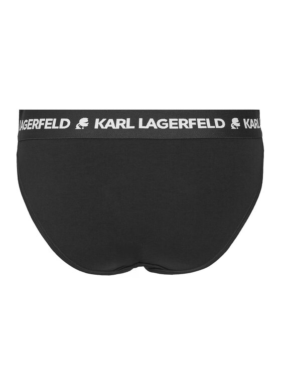 KARL LAGERFELD KARL LAGERFELD Комплект 3 чифта класически бикини A1W47148 Черен
