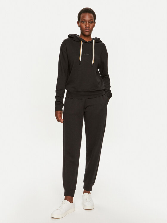 BOSS Boss Spodnie dresowe CP Stripe 50524759 Czarny Regular Fit
