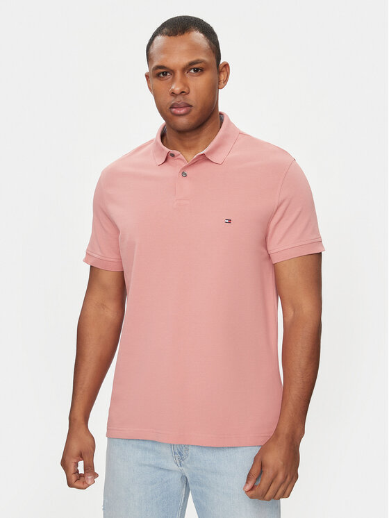 Polo tommy hilfiger rosa deals