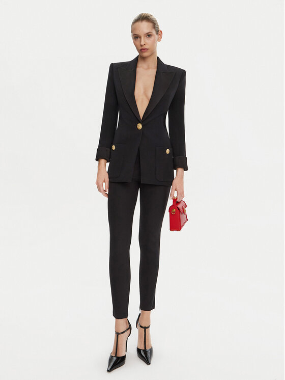 Balmain Balmain Sacou DF1SE095ME54 Negru Regular Fit